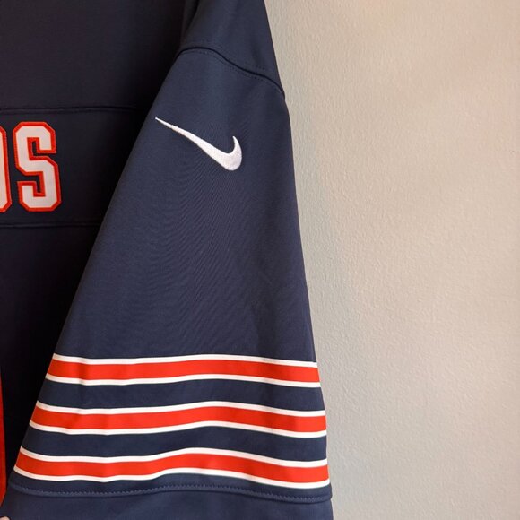 Nike Justin Fields Chicago Bears Home Game Jersey Men's Size 3X Medium Navy Blue - Picture 2 of 16